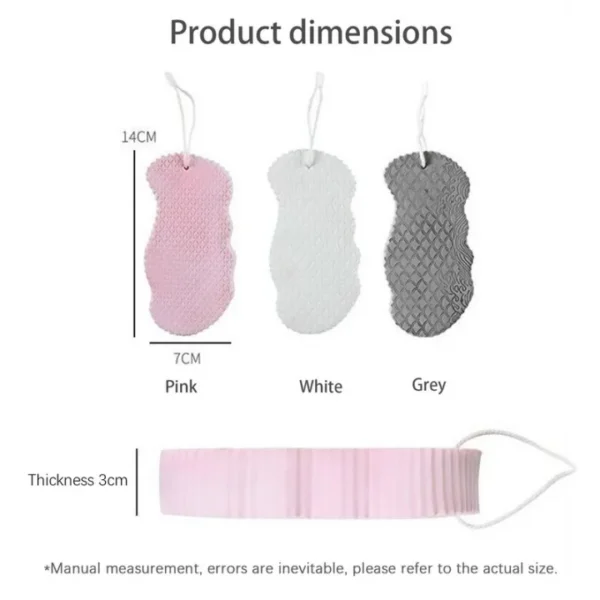 Soft Sponge Body Scrubber Bath Exfoliating Scrub Sponge Shower Brush Body Skin Remover cleaning body - Image 4