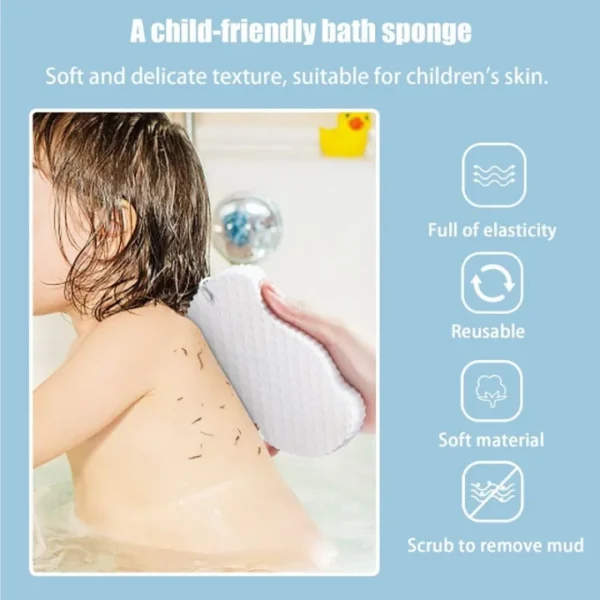 Soft Sponge Body Scrubber Bath Exfoliating Scrub Sponge Shower Brush Body Skin Remover cleaning body - Image 11